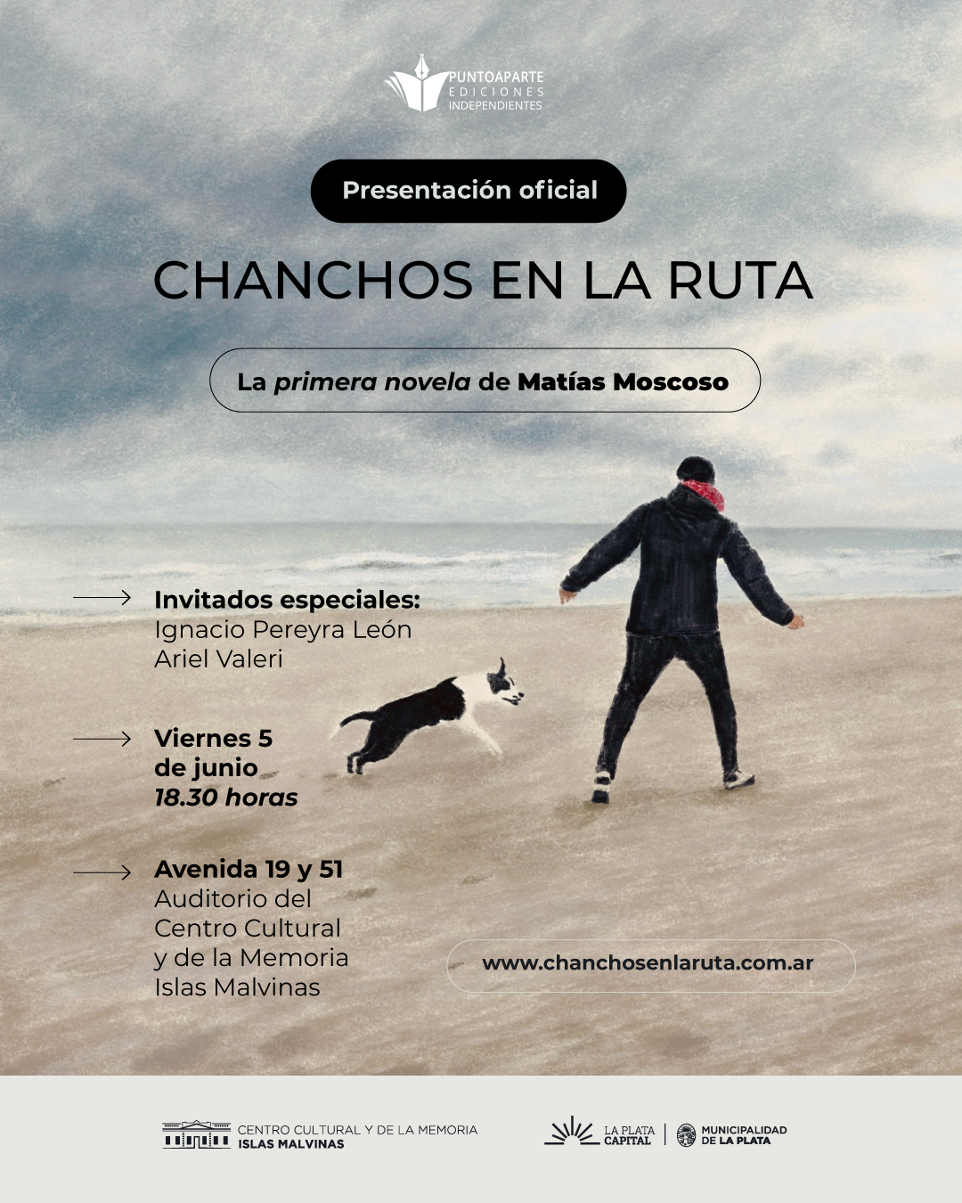 La presentación oficial de Chanchos en la ruta será el viernes 5 de junio en el Centro Cultural Islas Malvinas